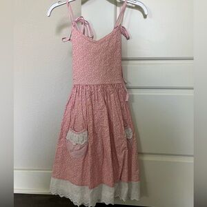 “Well Dressed Wolf” Pink Sundress